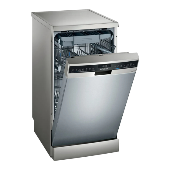 Siemens SR23EI28ME Information For Use