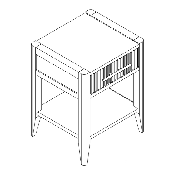 Baxton Studio Primrose SW 8609-K Assembly Instruction Manual