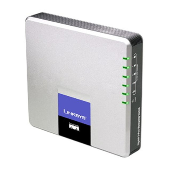 Linksys EG005W - Instant Gigabit Workgroup Switch User Manual