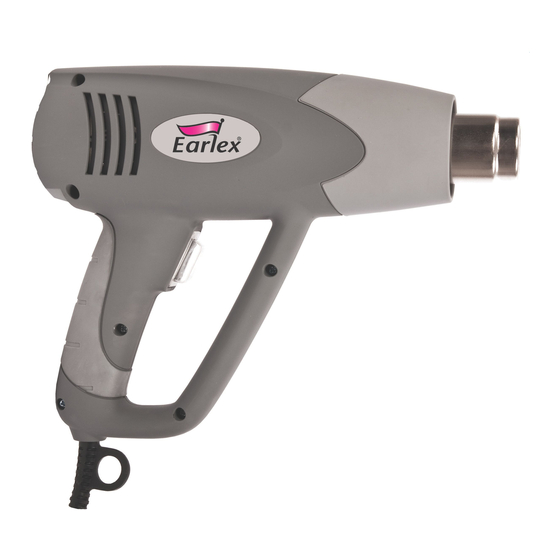 Earlex HG1200 Safety And Operating Instructions