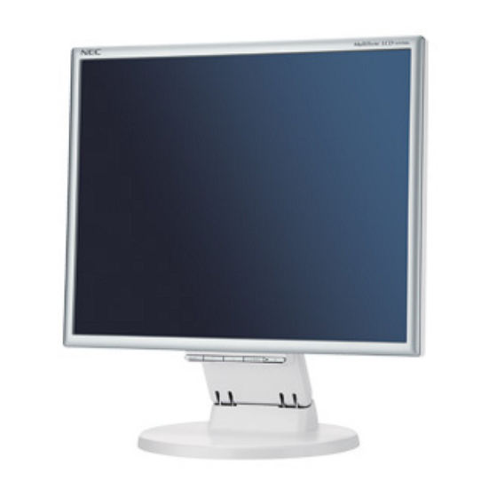 NEC MultiSync LCD195VXM+ Technical Specifications