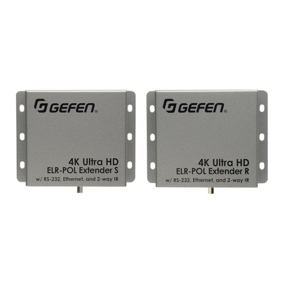 Gefen EXT-UHD-CAT5-ELRPOL User Manual