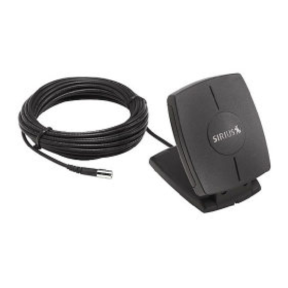 Sirius Satellite Radio SIRIUS Outdoor Home Antenna Installation Manual