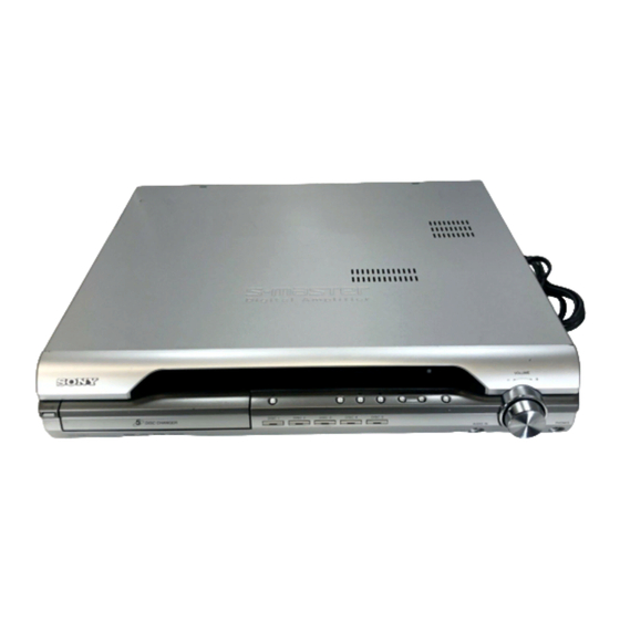 Sony HCD-DX155 Manuals