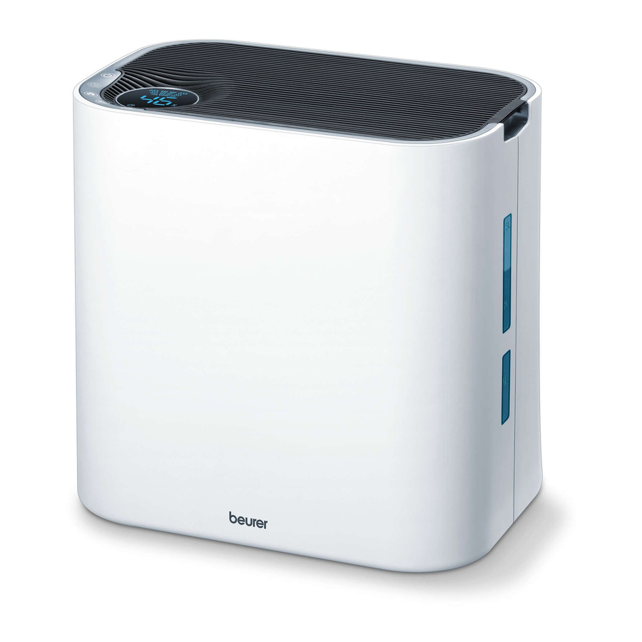 Beurer LR 330 2-in-1 Air Purifier Manuals