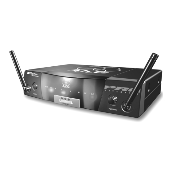 AKG WMS 40 FLEXX User Instructions