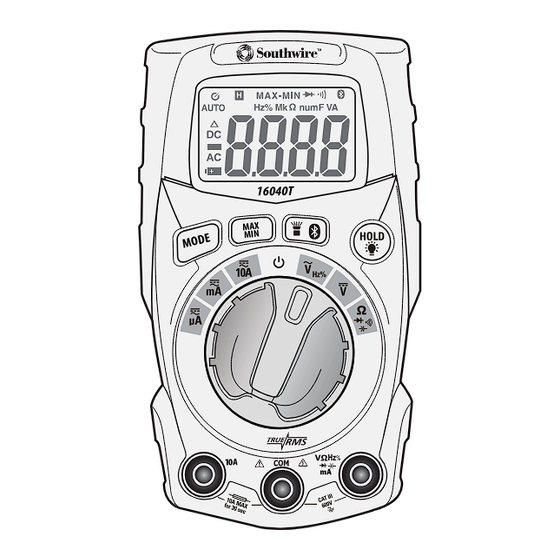 Southwire 16040T Operating Instructions Manual