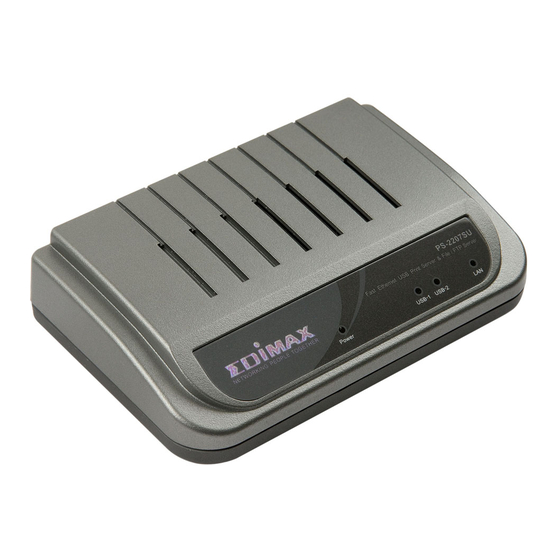 Edimax PS-2207SU Compatibility Listing