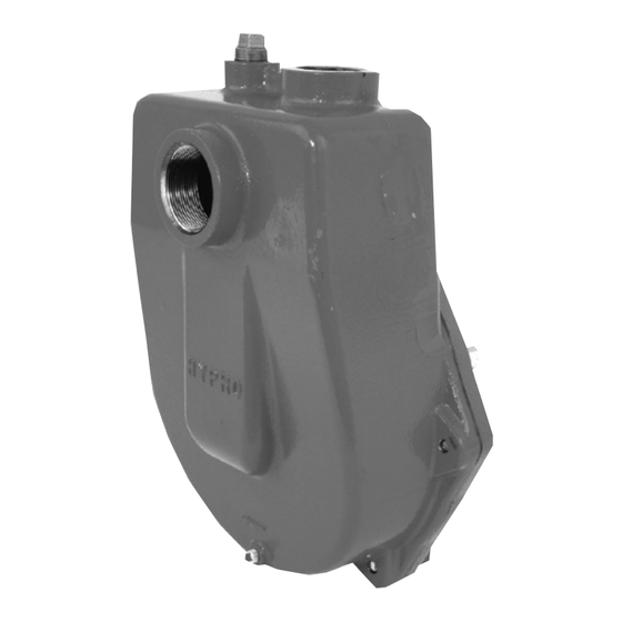 Pentair Hypro 9205 Series Original Instruction Manual