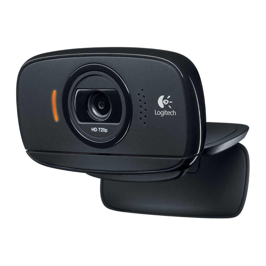 Logitech C510 - 720p HD Webcam Quick Start Manual
