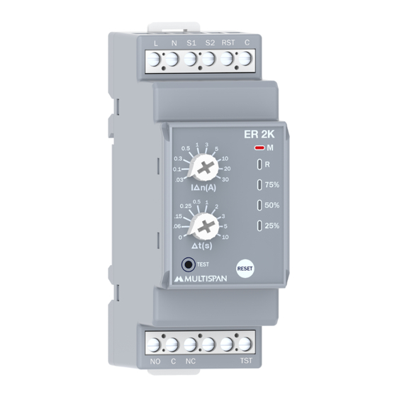 MULTISPAN ER 2K Manual