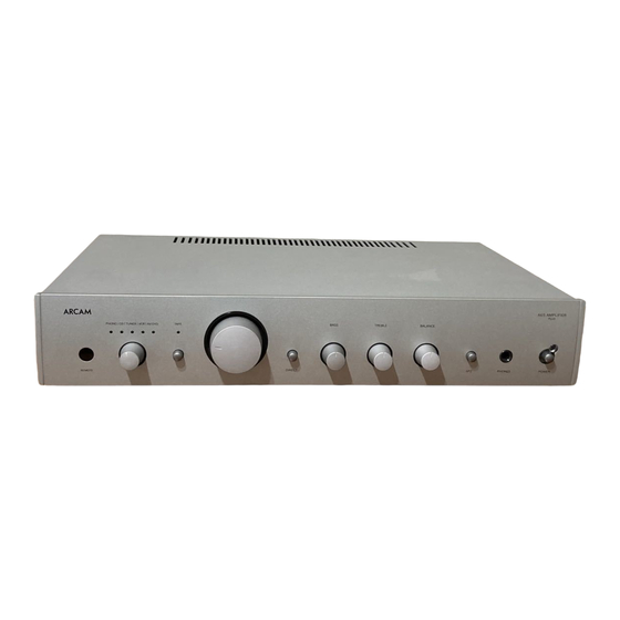 Arcam DiVA A75 Plus Handbook
