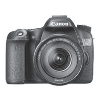 Canon EOS 70D Instruction Manual