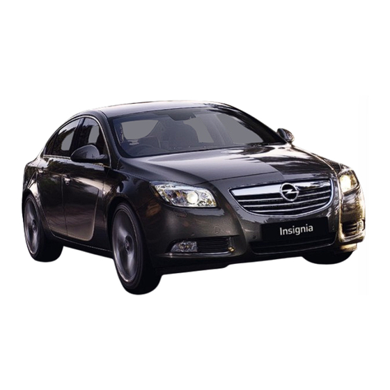 Opel 2013 Insignia Brochure & Specs