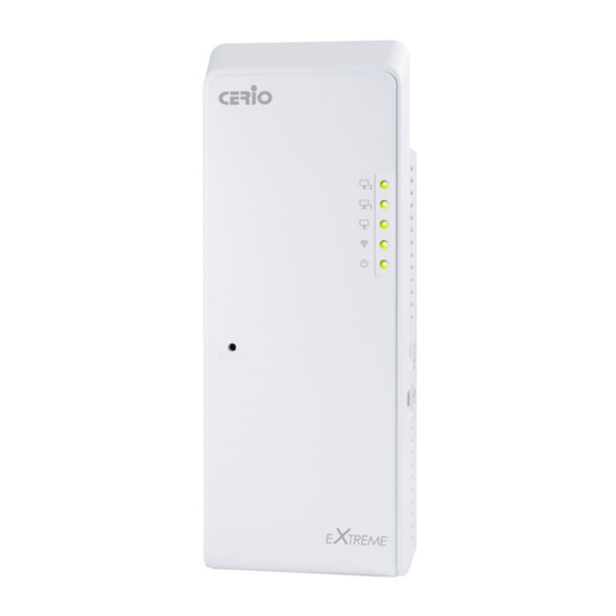 Cerio WP-300N Quick Start Manual
