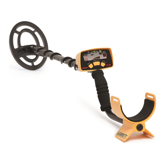 User Manuals: Garett ACE 150 Metal Detector