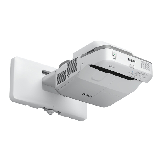 User Manuals: Epson BrightLink 685Wi Projector