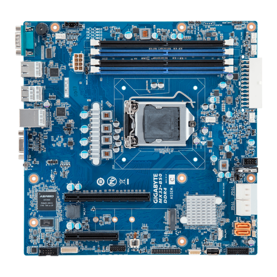 GIGA-BYTE TECHNOLOGY MX32-BS0 Manuals