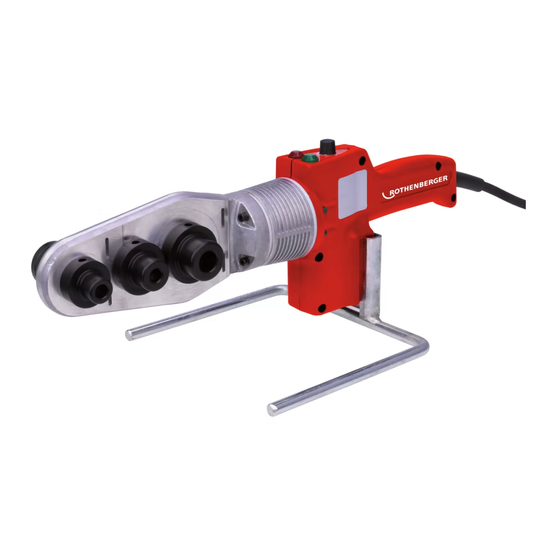Rothenberger ROWELD P 63 S6 Instructions For Use Manual