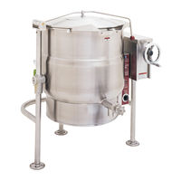 Blodgett Electric Tilting Kettle on Legs KLT-E Features & Dimensions