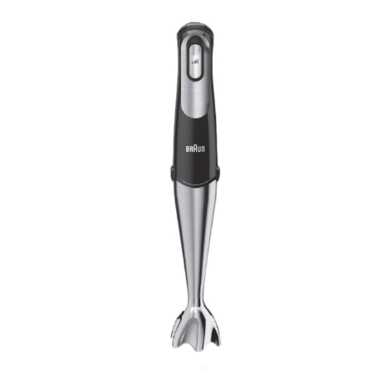Braun MultiQuick 7 Manual