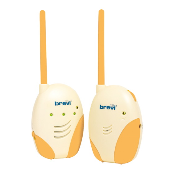 Brevi Baby Monitor Instructions For Use Manual
