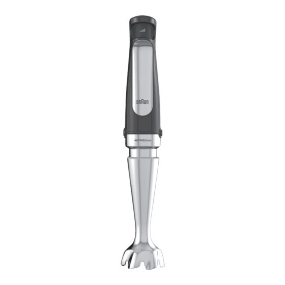 Braun MultiQuick 7 User Manual