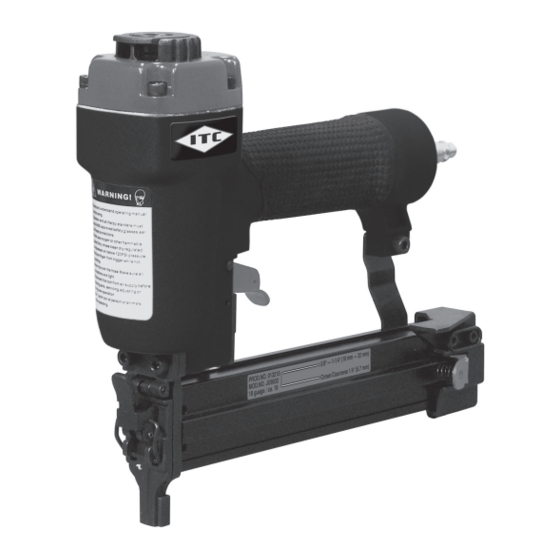 ITC 1-1/4" Narrow Crown Stapler Operator's Manual