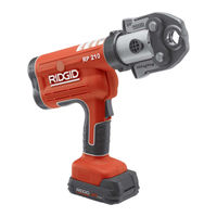 RIDGID RP 210 Manual Manual