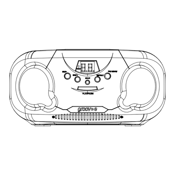 User Manuals: Groove GV-PS733 Portable CD Player