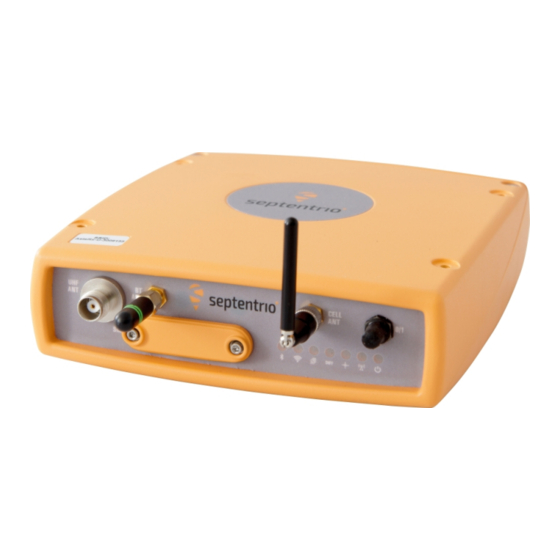 SEPTENTRIO AsteRx-U GNSS Receiver Manuals