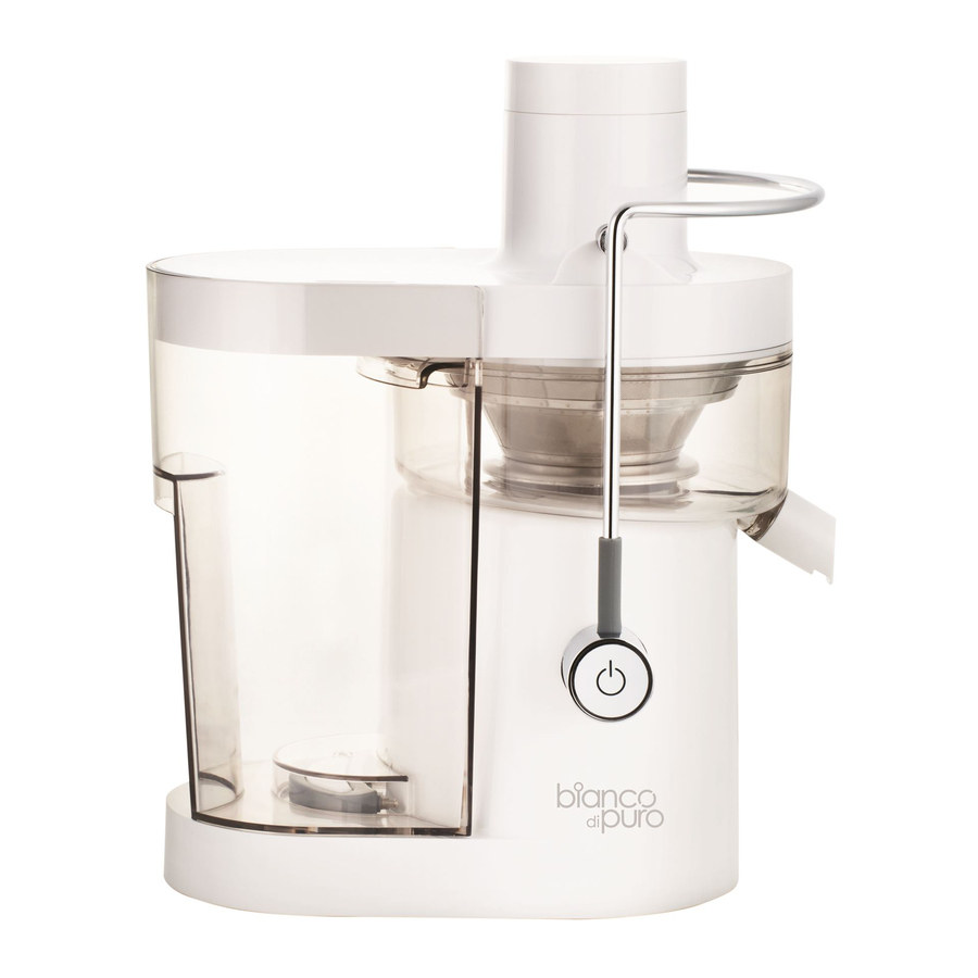 User Manuals: bianco dipuro vitale Juicer