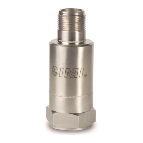IMI SENSORS 640B00 Manuals