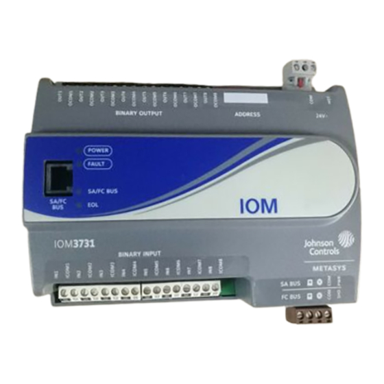 Johnson Controls IOM3731 Installation Manual