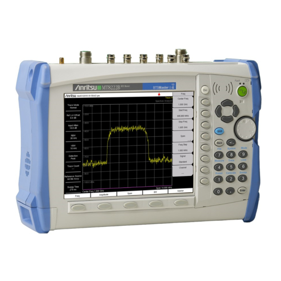 Anritsu BTS Master MT8221B User Manual