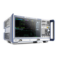 Rohde & Schwarz ZND User Manual