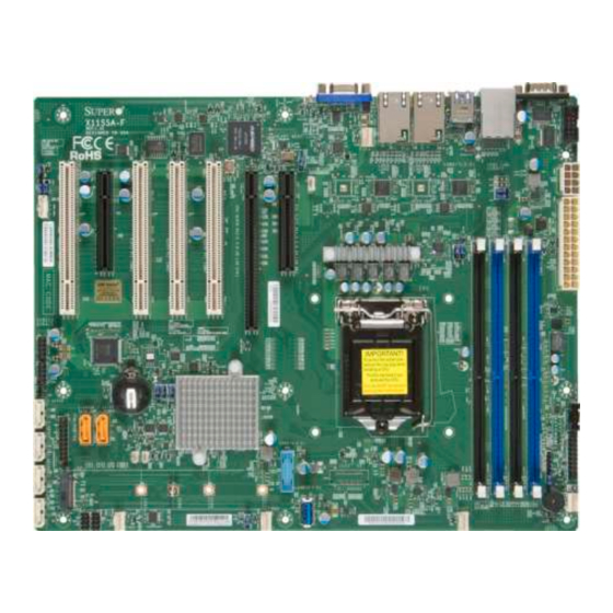Supermicro X11SSi-LN4F User Manual