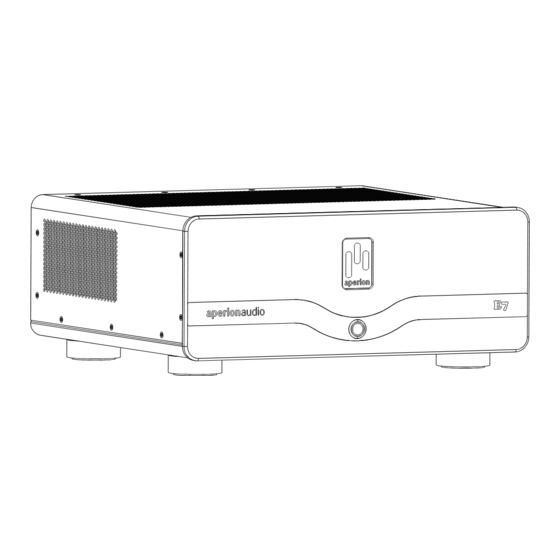 AperionAudio ENERGY Series Manuals