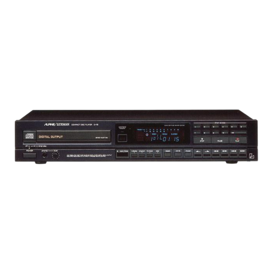 Luxman D-115 Service Manual