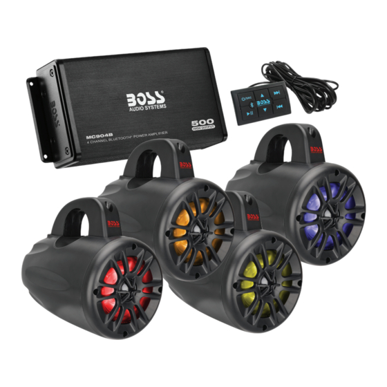 Boss Audio Systems UNI4RGB Manuals