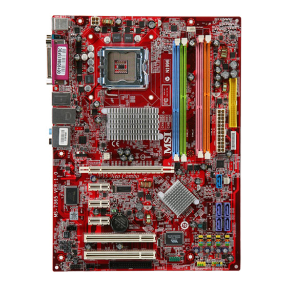 MSI MS-7365 User Manual