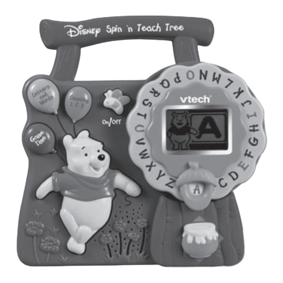 Vtech Winnie the Pooh Spin  n Teach Tree Manuals