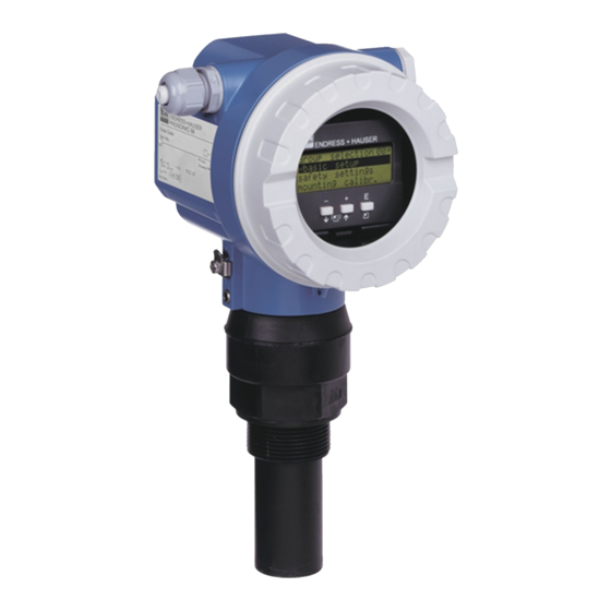 Endress+Hauser Prosonic M FMU40 Brief Operating Instructions