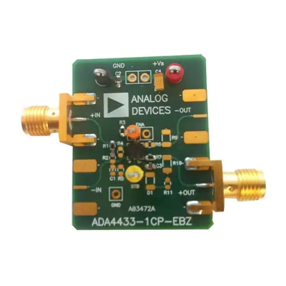 ANALOG DEVICES ADA4432-1BCP-EBZ USER MANUAL Pdf Download | ManualsLib