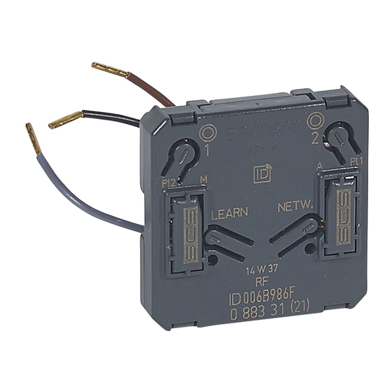 LEGRAND 0 883 31 Manual