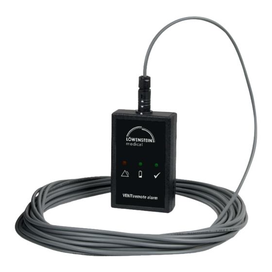 Lowenstein Medical VENTIremote Instructions For Use Manual