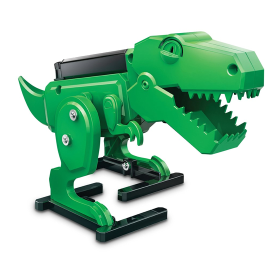 4M Tyrannosaurus Rex Robot Instructions