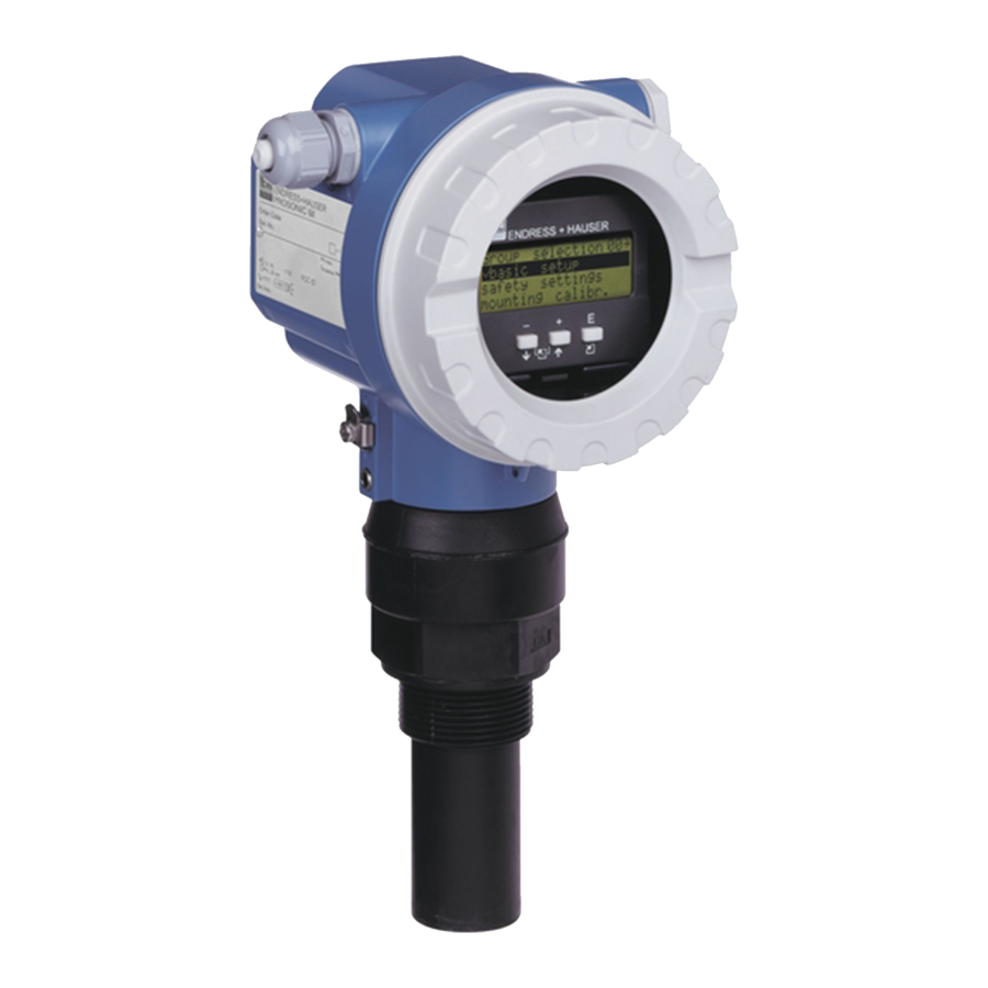Endress+Hauser Prosonic M FMU40 Technical Information