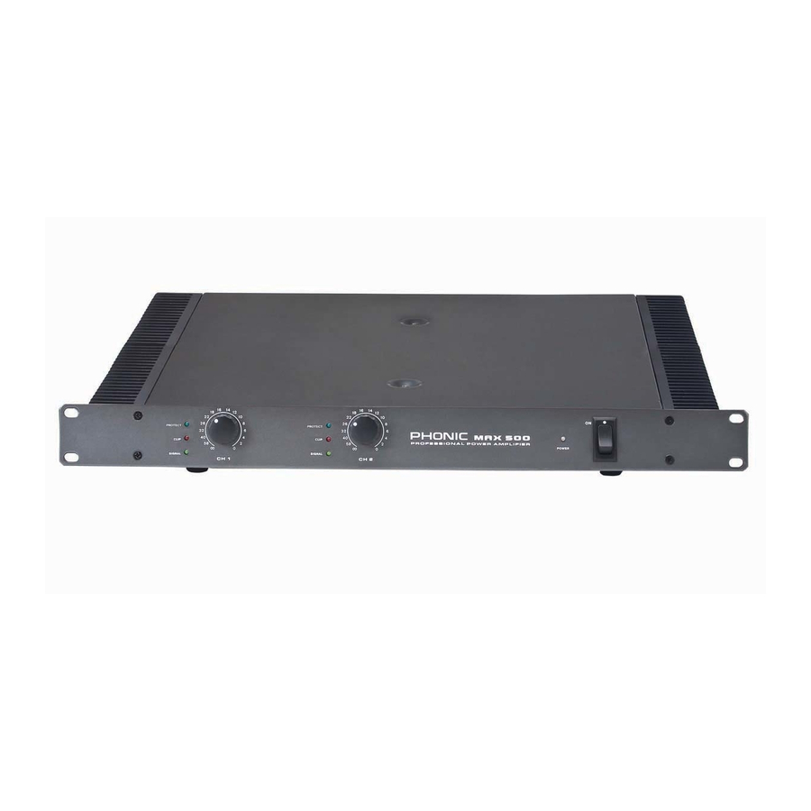 Phonic MAX250 User Manual