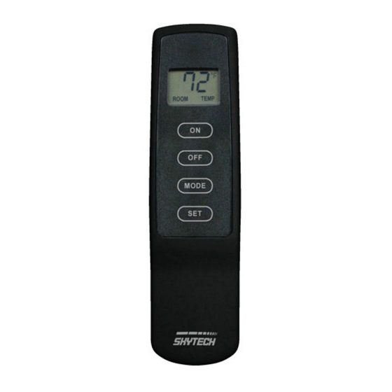 Skytech 1001 TH-A Installation And Operating Instructions Manual